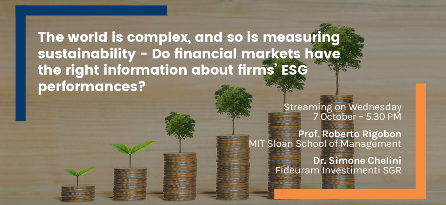 The world is complex, and so measuring sustanability: do financial market have the right information about firms’ ESG performances?