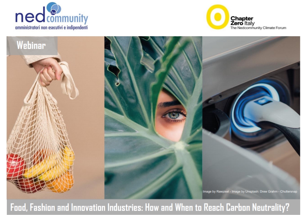 Webinar – 25/03/2021 – Food, Fashion and Innovation Industries: How and When to Reach Carbon Neutrality?