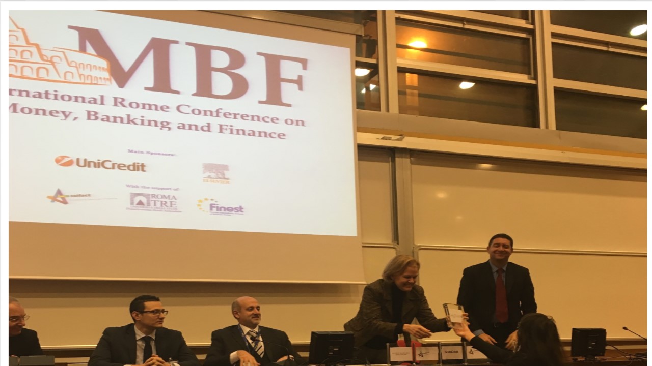 Nedcommunity Award – International Rome Conference on Money, Banking and Finance